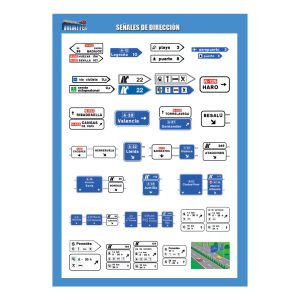 LÁMINA SEÑALES DE DIRECCION